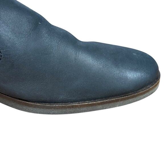 Lucky Brand Cahill Women Black Leather Slip On Loafers Flats Shoes Round Toe 7.5 - Picture 2 of 16